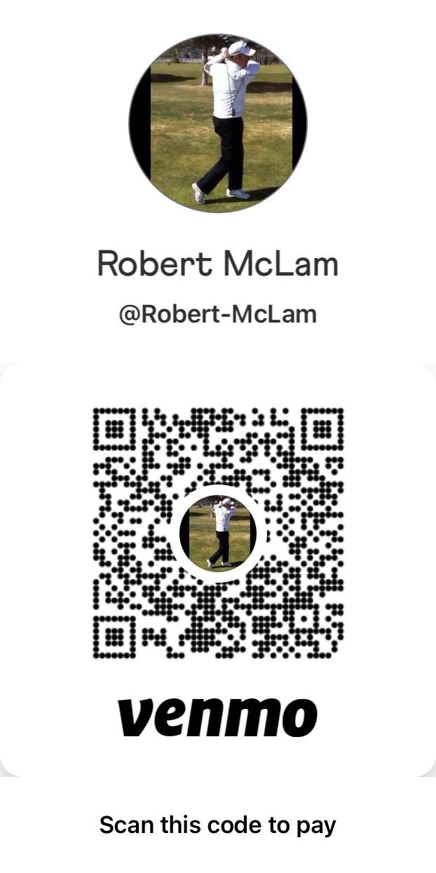 Venmo QR code for payment to Robert McLam